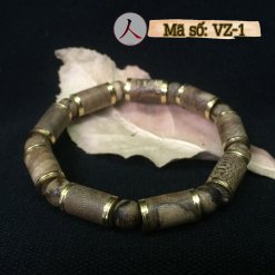 Vòng trầm bọc vàng vz01